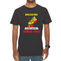 Juneteenth T  Shirtjuneteenth Breaking Every Chain Since 1865 T  Shirt Vintage T-shirt | Artistshot