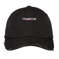 American Freedom Day T  Shirt American Freedom Eagle Cross Flag Milita Vintage Cap | Artistshot