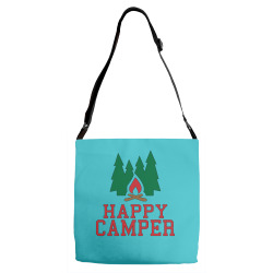 happy camper Adjustable Strap Totes | Artistshot