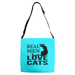 Real Men Love Cats Adjustable Strap Totes | Artistshot