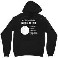 Funny Color Blind Pie Chart T Shirt Unisex Hoodie | Artistshot