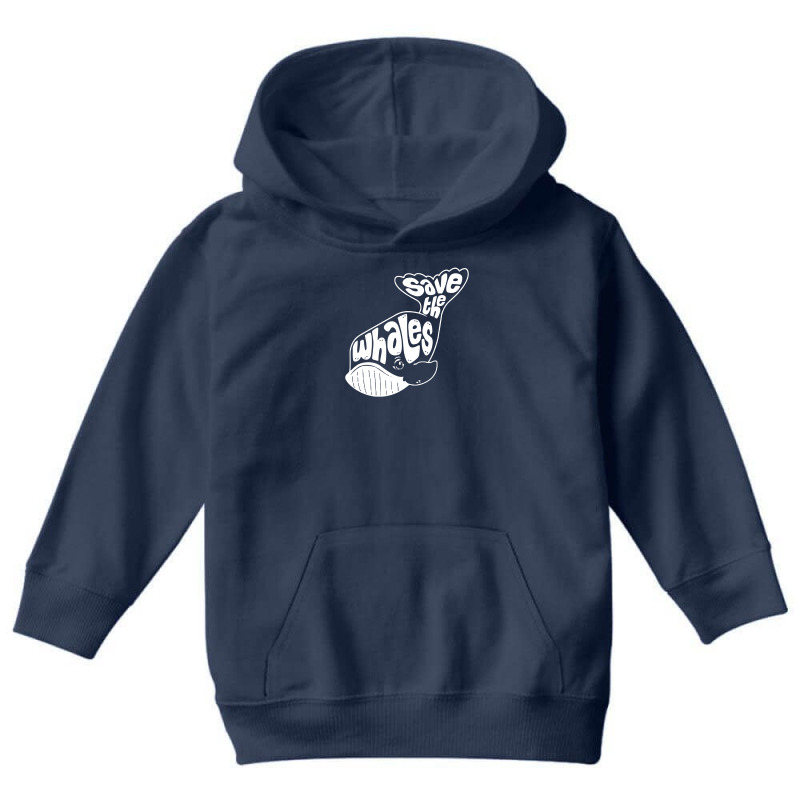 Save The Whales Youth Hoodie | Artistshot