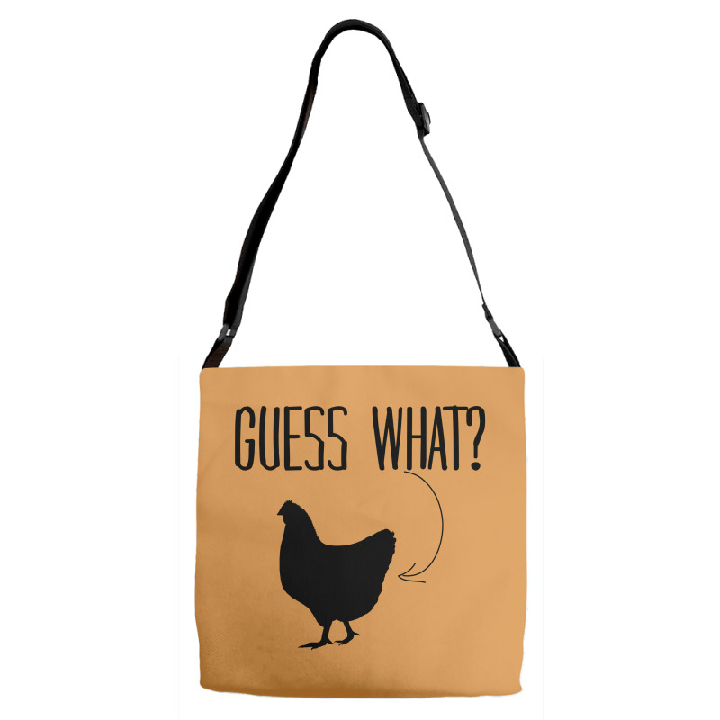 Guess  What? Adjustable Strap Totes | Artistshot