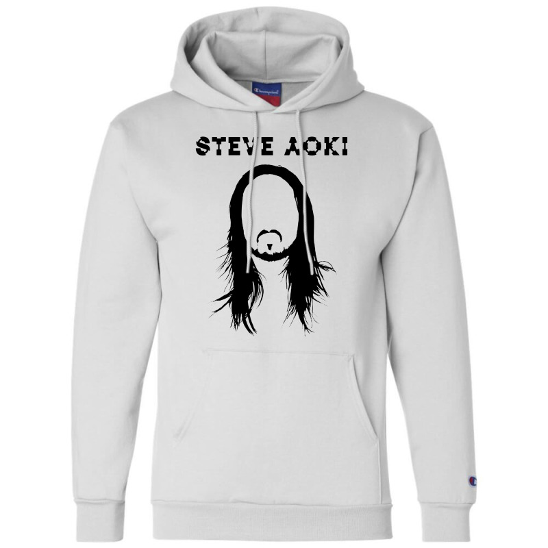 Aoki Vector Illustration Sticker Champion Hoodie | Artistshot