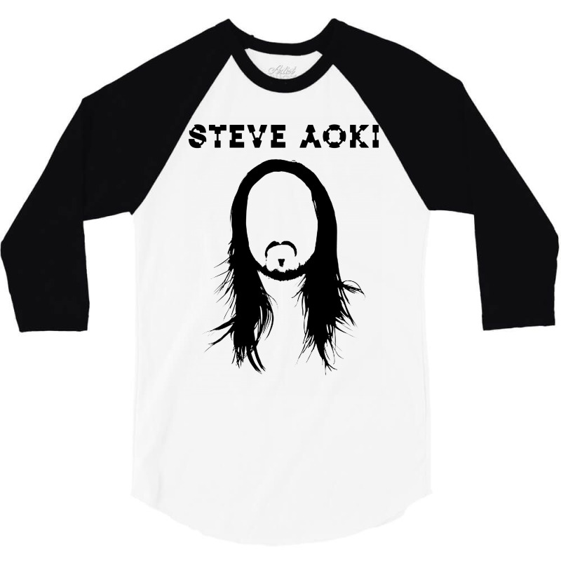 Aoki Vector Illustration Sticker 3/4 Sleeve Shirt | Artistshot