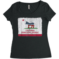 California Democratic Republic (vintage)   Democrat T Shirt Women's Triblend Scoop T-shirt | Artistshot