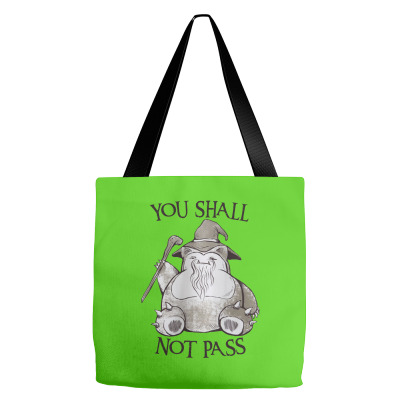 You Shall Not Pass Tote Bags Designed By Nerdyshop