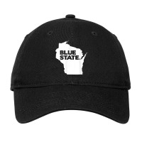 Flip Wisconsin  Democrat Blue State 2020 Election T Shirt Adjustable Cap | Artistshot