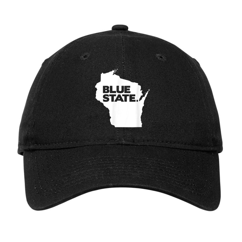 Flip Wisconsin  Democrat Blue State 2020 Election T Shirt Adjustable Cap | Artistshot