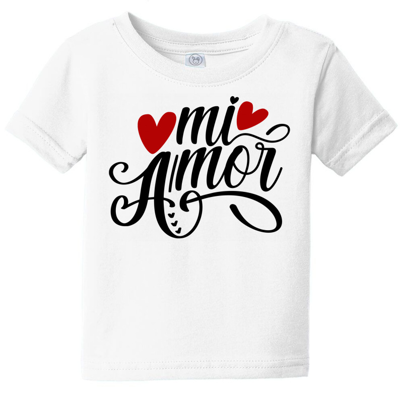 Mi Amor Baby Tee by tiococacola | Artistshot