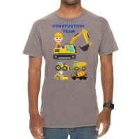 Constuction Trucks Team Vintage T-shirt | Artistshot