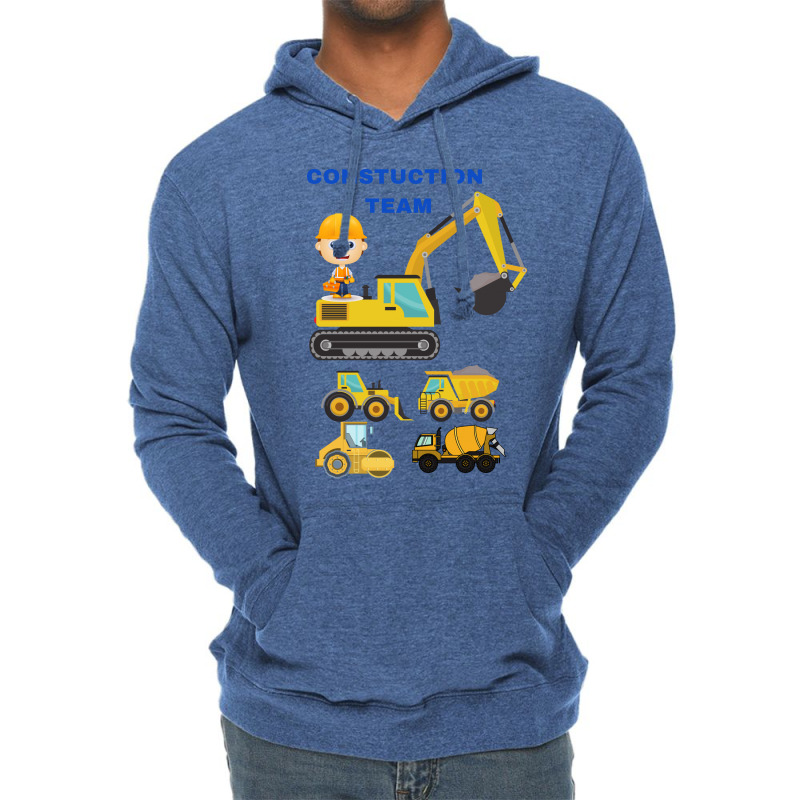 Constuction Trucks Team Lightweight Hoodie by slowllymann | Artistshot