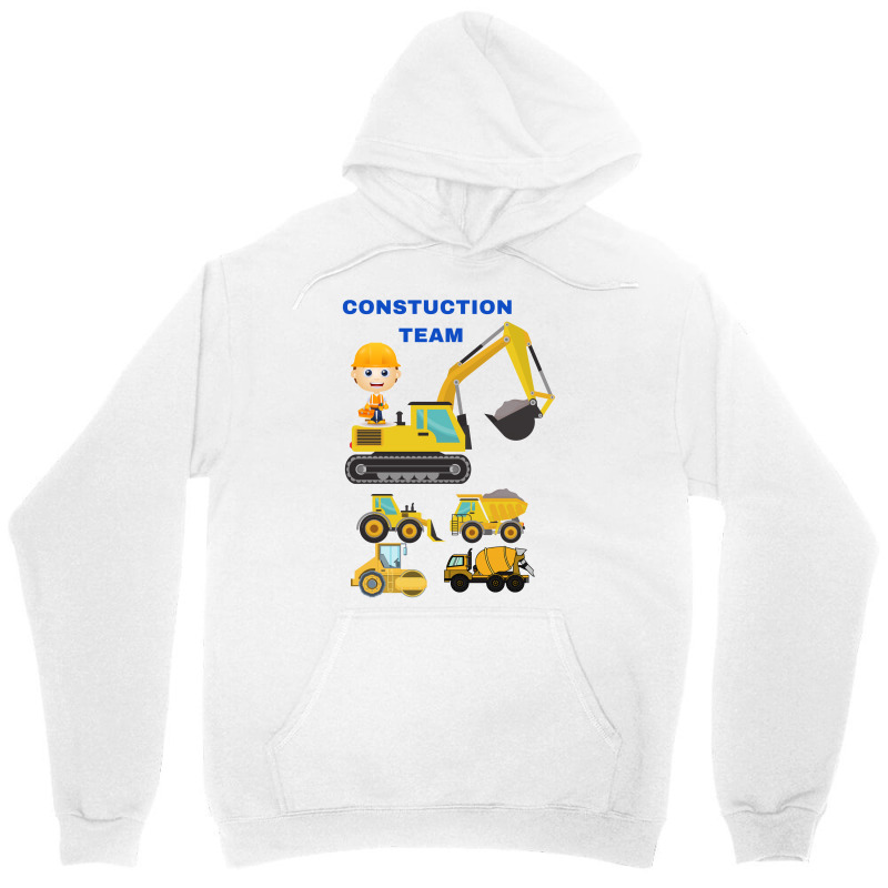 Constuction Trucks Team Unisex Hoodie by slowllymann | Artistshot