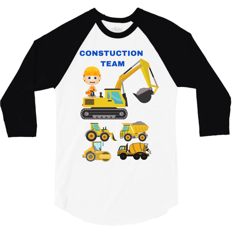 Constuction Trucks Team 3/4 Sleeve Shirt by slowllymann | Artistshot