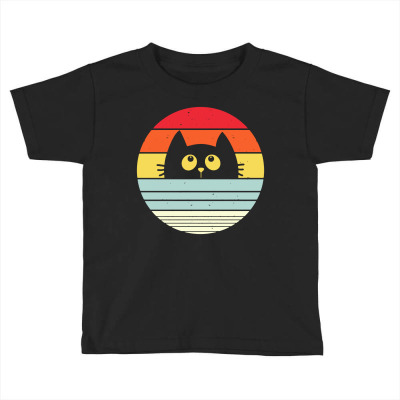 Curious Cat Toddler T-shirt Designed By Enjang