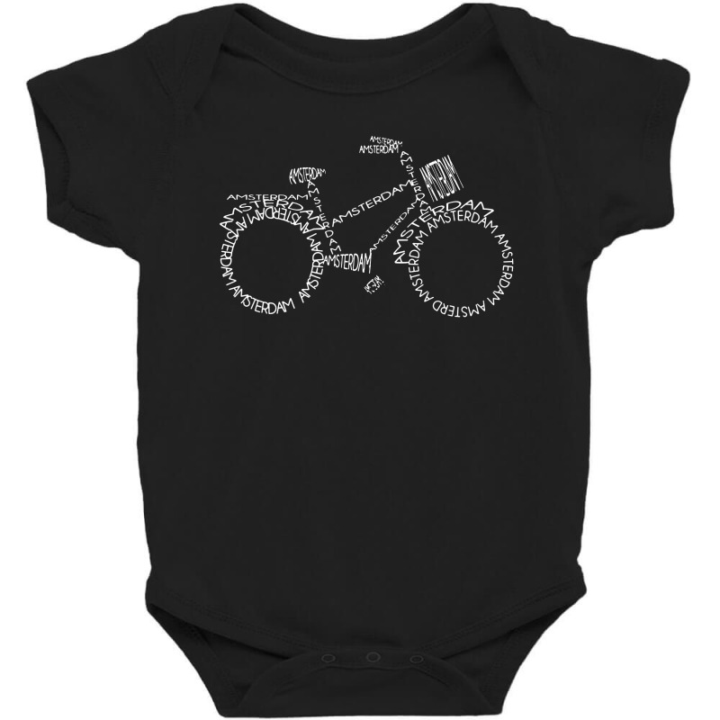 Bicycle Amsterdam Baby Bodysuit by Hot Trends | Artistshot