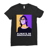 Cathie Wood Always Be Innovating Ladies Fitted T-shirt | Artistshot