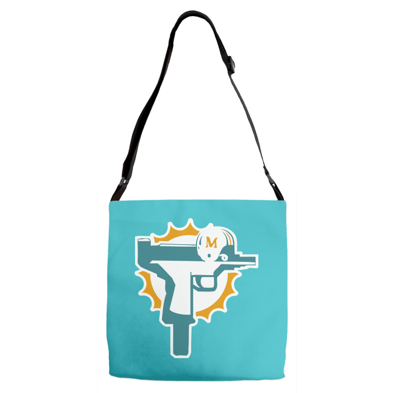 Miami Dolphins Uzi Gun T Shirt Football Jersey Funny Ryan Tannehill New  Rare! Adjustable Strap Totes. By Artistshot