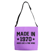 Made In 1970 Aged Like A Fine Wine Adjustable Strap Totes | Artistshot