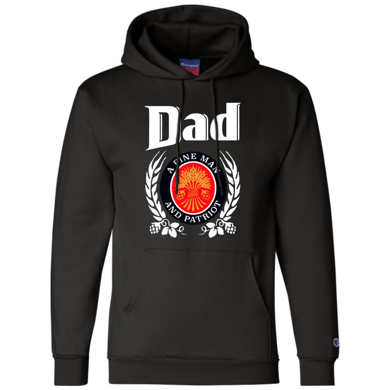 Dad A Fine Man And Patriot Champion Hoodie | Artistshot