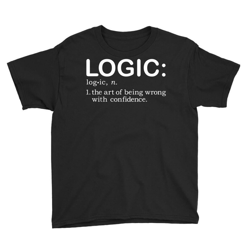 Logic Definition Liberal Conservative Political Gag Gift T Shirt Youth Tee | Artistshot