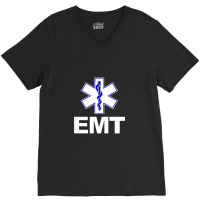 Emt Emergency Medical Technician Uniform Firts Aid Men Women V-neck Tee | Artistshot