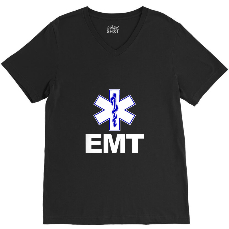 Emt Emergency Medical Technician Uniform Firts Aid Men Women V-neck Tee | Artistshot