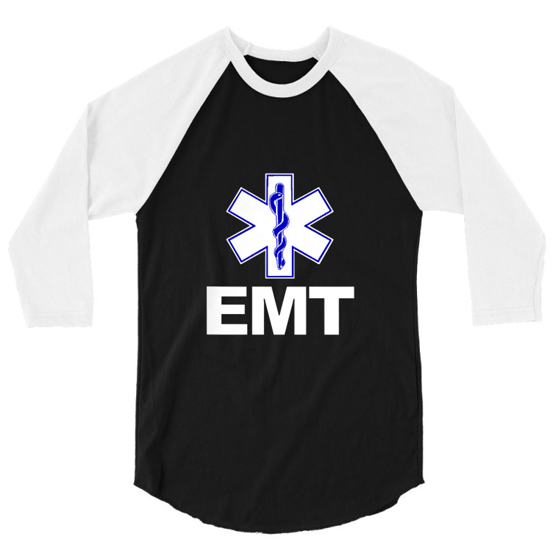 Emt Emergency Medical Technician Uniform Firts Aid Men Women 3/4 Sleeve Shirt | Artistshot