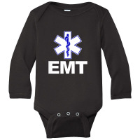 Emt Emergency Medical Technician Uniform Firts Aid Men Women Long Sleeve Baby Bodysuit | Artistshot