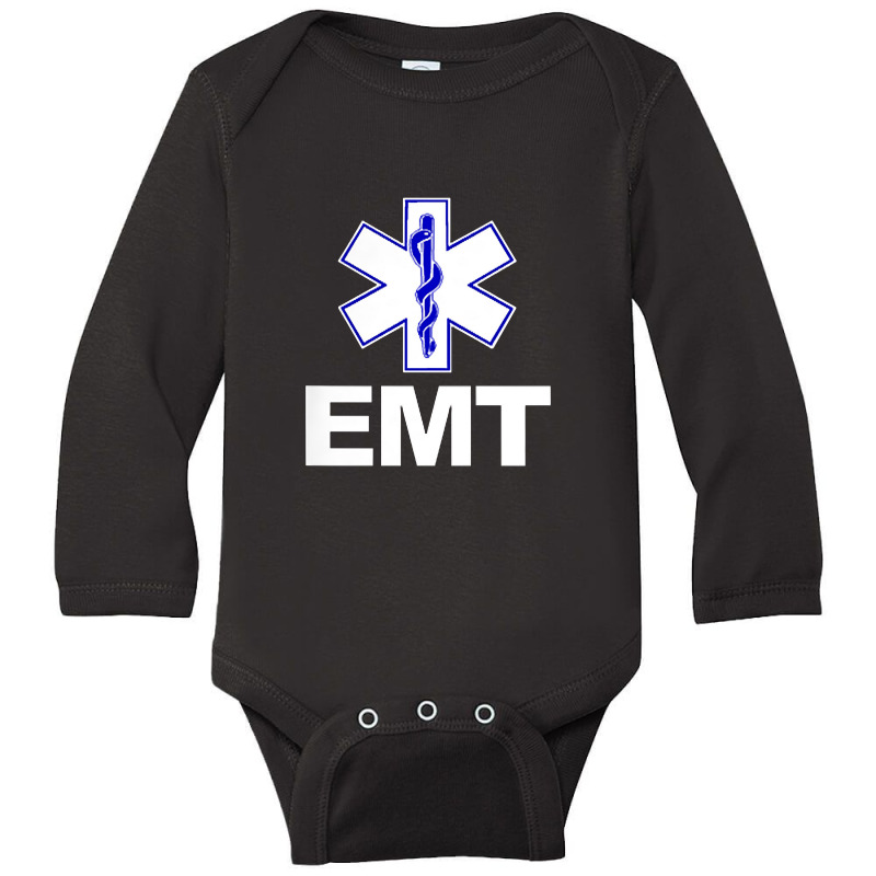 Emt Emergency Medical Technician Uniform Firts Aid Men Women Long Sleeve Baby Bodysuit | Artistshot