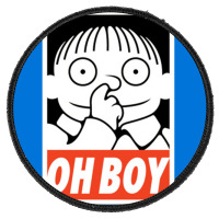 Oh Boy!! Round Patch | Artistshot