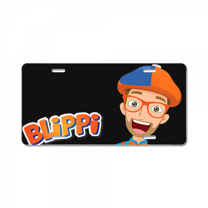 Blippi Blippi Kids Cartoon Blippi T Shirt License Plate | Artistshot