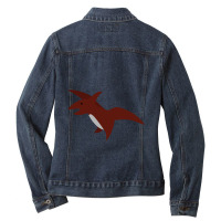 Pterodactyl Ladies Denim Jacket | Artistshot