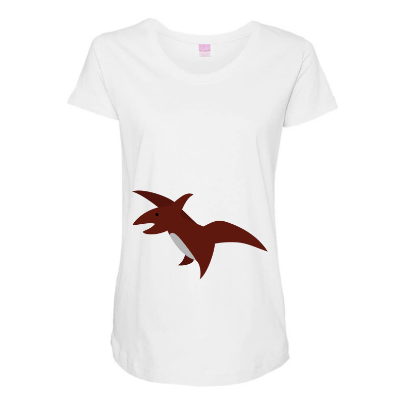 Pterodactyl Maternity Scoop Neck T-shirt by MylaMaida | Artistshot