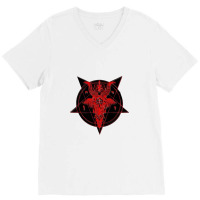 Satanism Satanic V-neck Tee | Artistshot