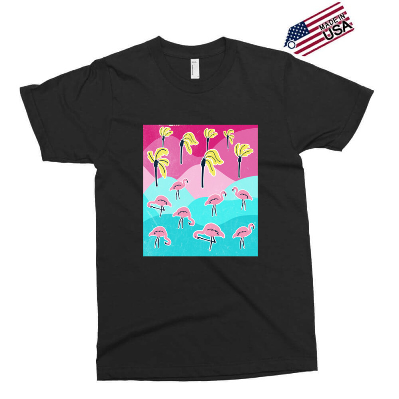 Flamingo In Paradise   Flamingo Exclusive T-shirt by lajurkananoe | Artistshot