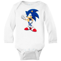 The Hedgehog Long Sleeve Baby Bodysuit | Artistshot