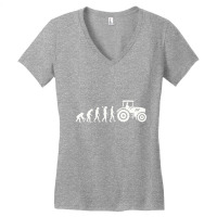 Evolution Tractor Women's V-neck T-shirt | Artistshot