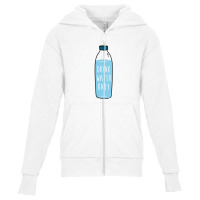 Drink Water Youth Zipper Hoodie | Artistshot