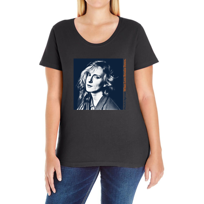 When Love Breaks Down Prefab Sprout Ladies Curvy T-shirt By Sabitung -  Artistshot