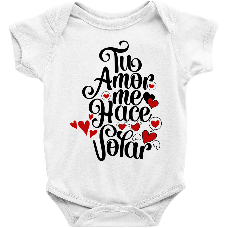 Tu Amor Me Hace Volar Baby Bodysuit by tiococacola | Artistshot