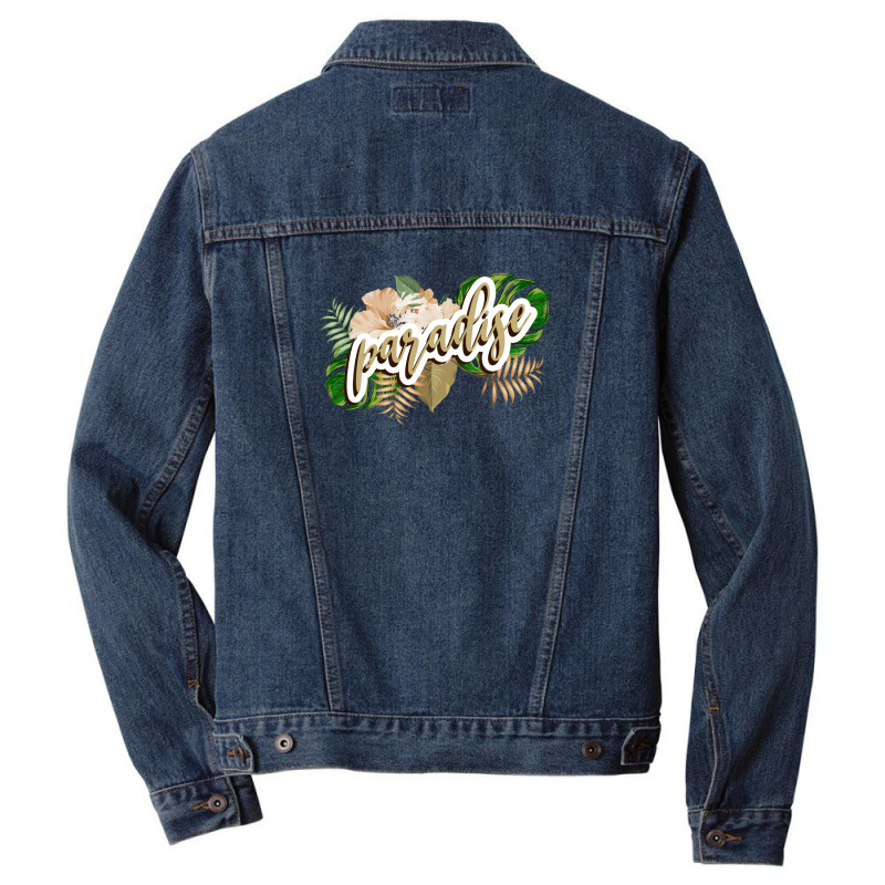 Paradise Men Denim Jacket by autlu2024 | Artistshot