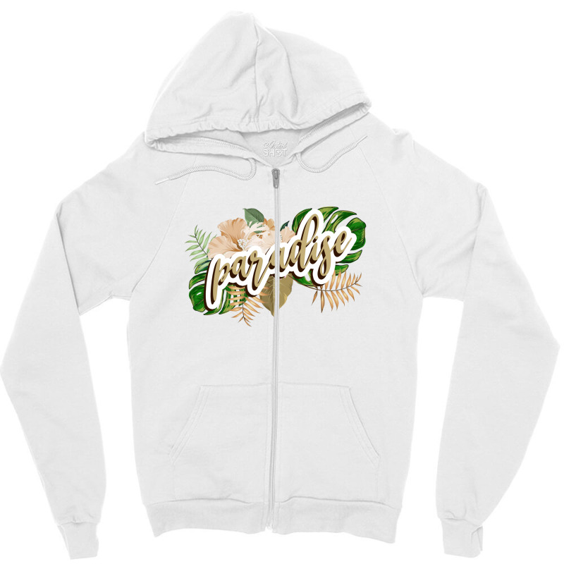 Paradise Zipper Hoodie by autlu2024 | Artistshot