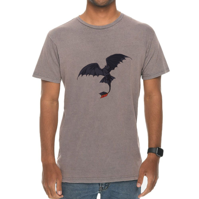 Flying Red Tail Dragon Vintage T-shirt | Artistshot