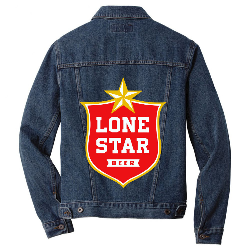 Lone Star Beer Men Denim Jacket. By Artistshot