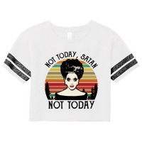 Not Today Satan Not Today Vintage Scorecard Crop Tee | Artistshot