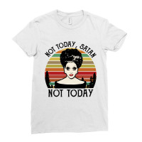 Not Today Satan Not Today Vintage Ladies Fitted T-shirt | Artistshot