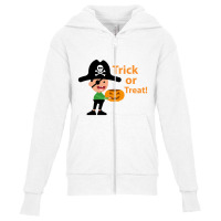 Trick Or Treat Youth Zipper Hoodie | Artistshot