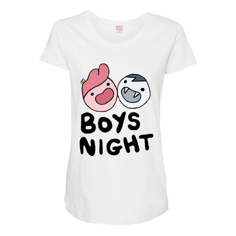 Boys Night Maternity Scoop Neck T-shirt by Syeikh | Artistshot