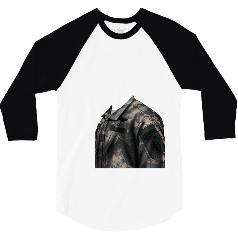 English Pointer Us Army 3/4 Sleeve Shirt | Artistshot